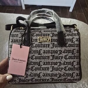 Juicy Couture Black Beige Speedy
